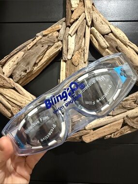 Kids Gamer Blue Swim Goggles - Protective Lens - Game - Boys!